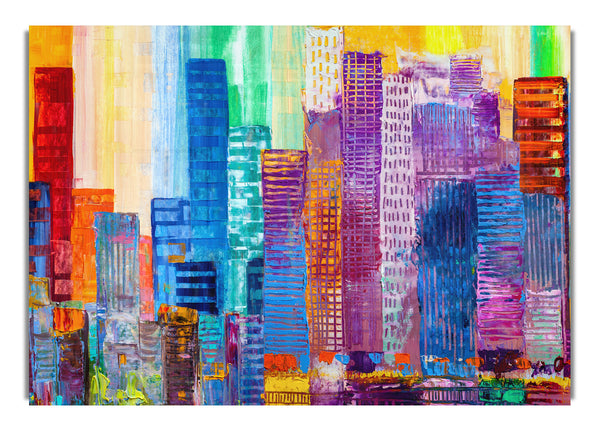 City of colour acrylic paint