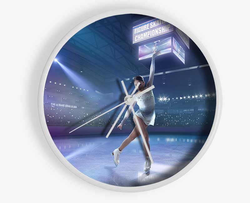 Figure skating champion Clock - Wallart-Direct UK