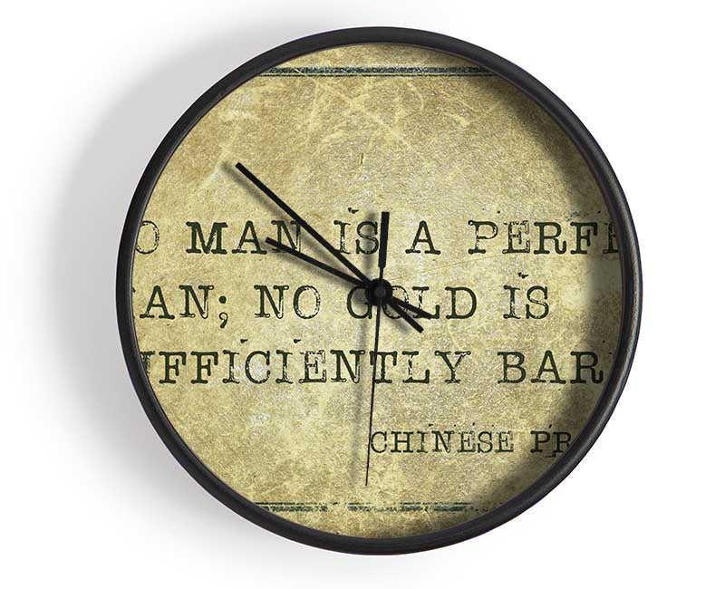 Chinese Proverb saying Clock - Wallart-Direct UK