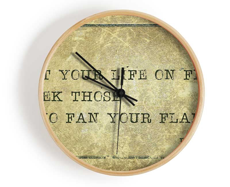 Rumi Quote Clock - Wallart-Direct UK