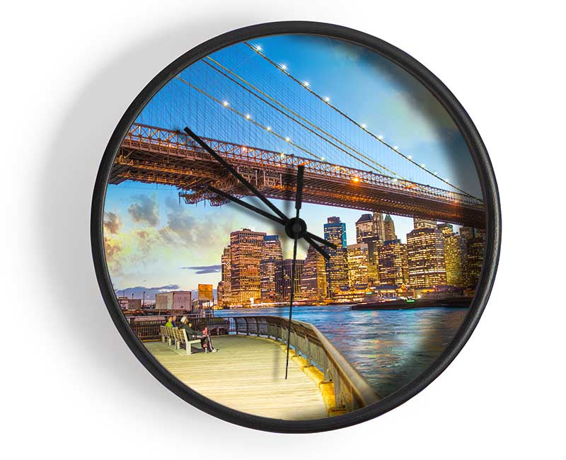 Up close and personal New york Clock - Wallart-Direct UK