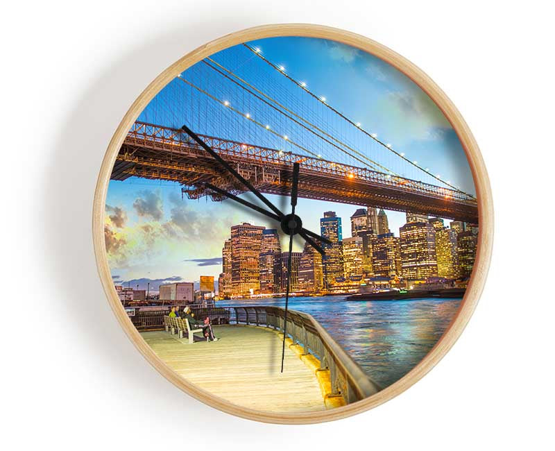 Up close and personal New york Clock - Wallart-Direct UK