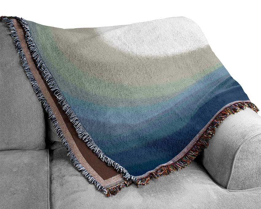 Water splash plant Woven Blanket