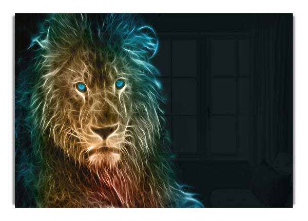 Light infused lion