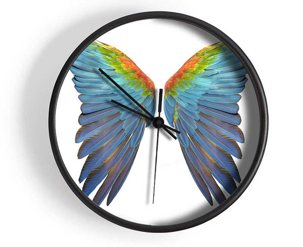 Parrot Vibrant wings Clock - Wallart-Direct UK