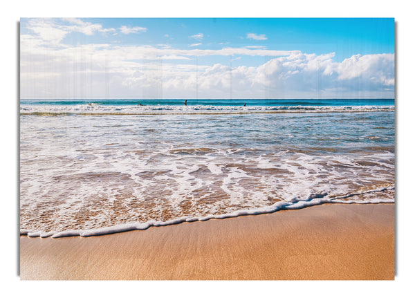 Beautiful sandy day at the beach