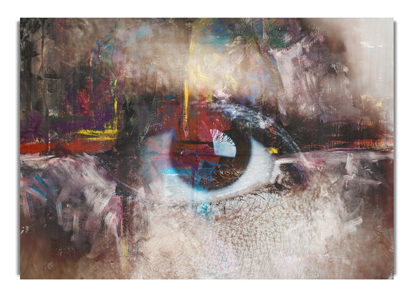 Abstract Painting and eye