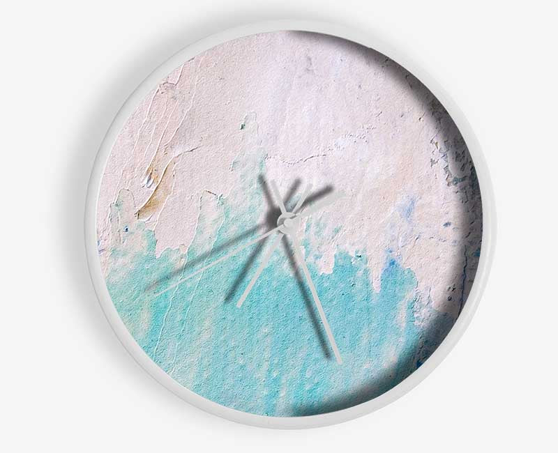 Plastered Colour wall Clock - Wallart-Direct UK