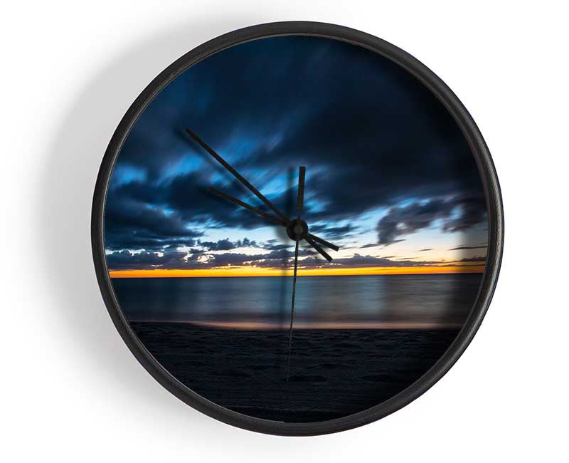 Dark night coast Clock - Wallart-Direct UK