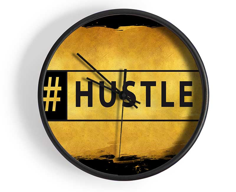 Hashtag Hustle Clock - Wallart-Direct UK