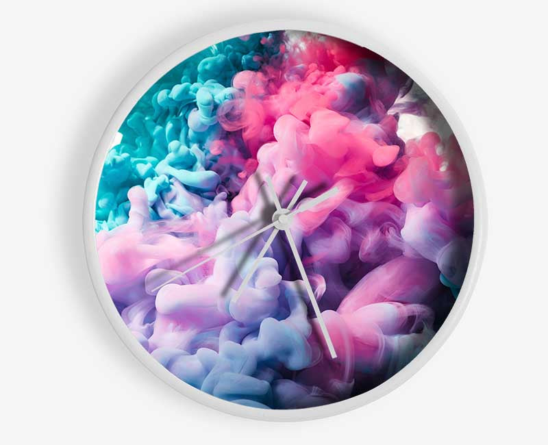 Clouds of colour Clock - Wallart-Direct UK