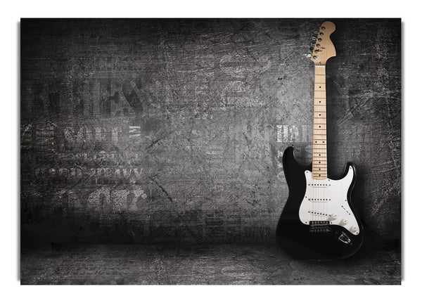 Grunge guitar distressed