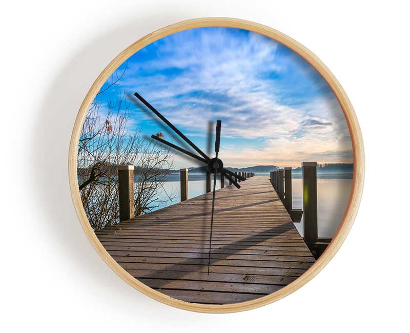 the bridge to freedom Clock - Wallart-Direct UK