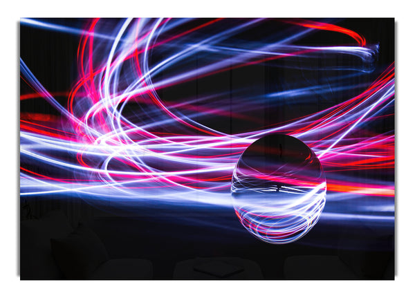 Light painting orb