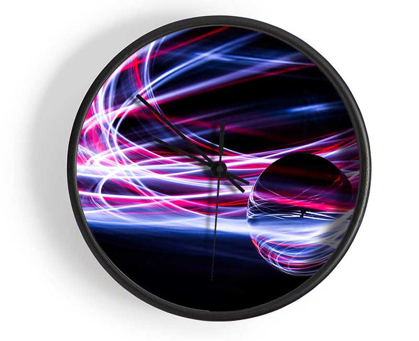 Light painting orb Clock - Wallart-Direct UK