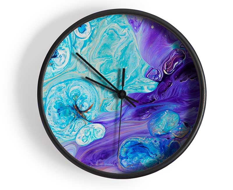 Bath bomb of colour Clock - Wallart-Direct UK