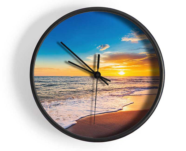 Beach on the south east coast Clock - Wallart-Direct UK