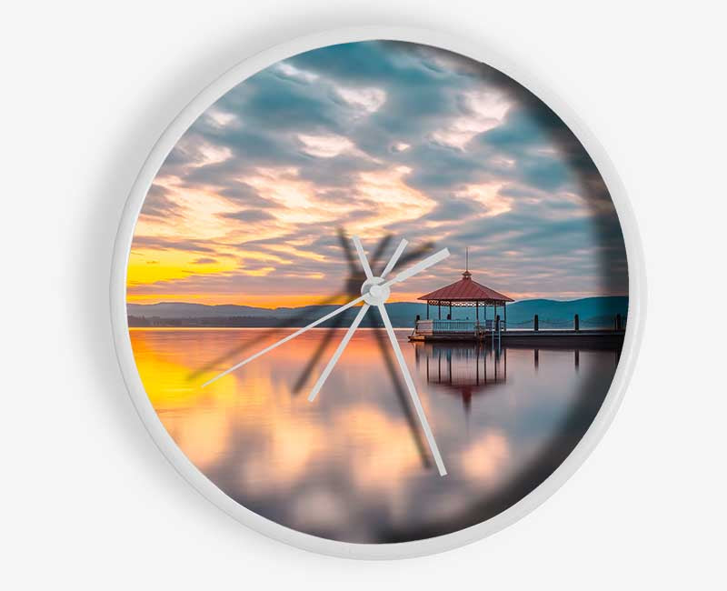 Stage on the Pier Clock - Wallart-Direct UK