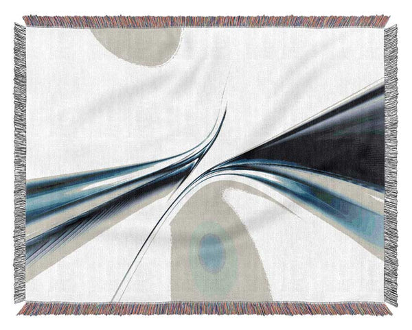 Defined lines meeting Woven Blanket