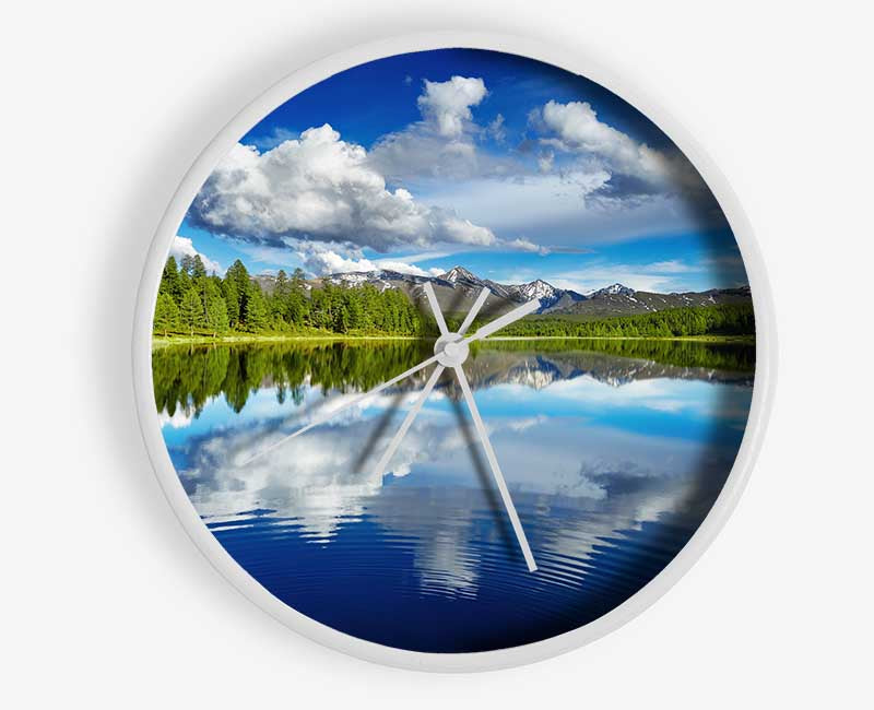 ripples in the ocean view Clock - Wallart-Direct UK