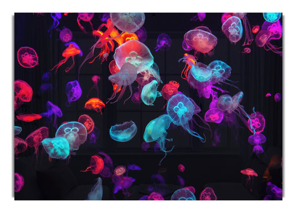 Neon Jellyfish frenzy