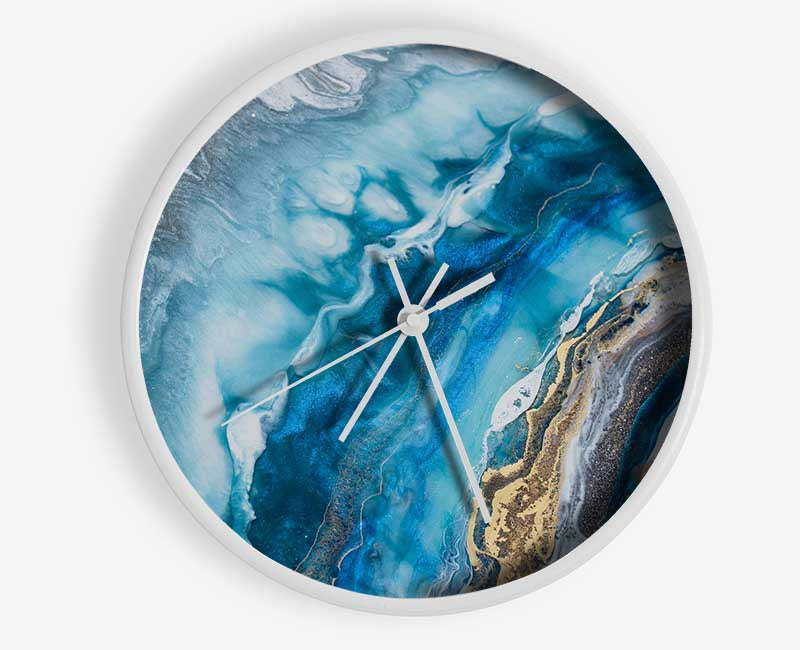 Natural stones inside Clock - Wallart-Direct UK