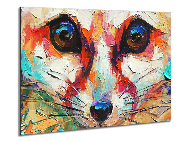 Close Up Fox Painting