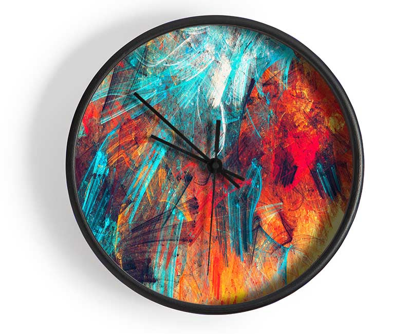 The gates of hell mess Clock - Wallart-Direct UK