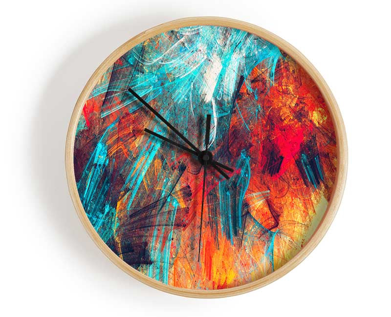 The gates of hell mess Clock - Wallart-Direct UK