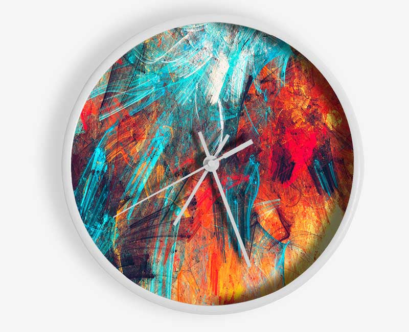 The gates of hell mess Clock - Wallart-Direct UK