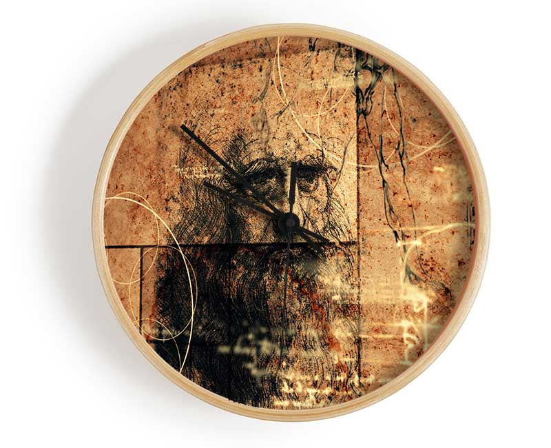 Deep in thought processes Clock - Wallart-Direct UK