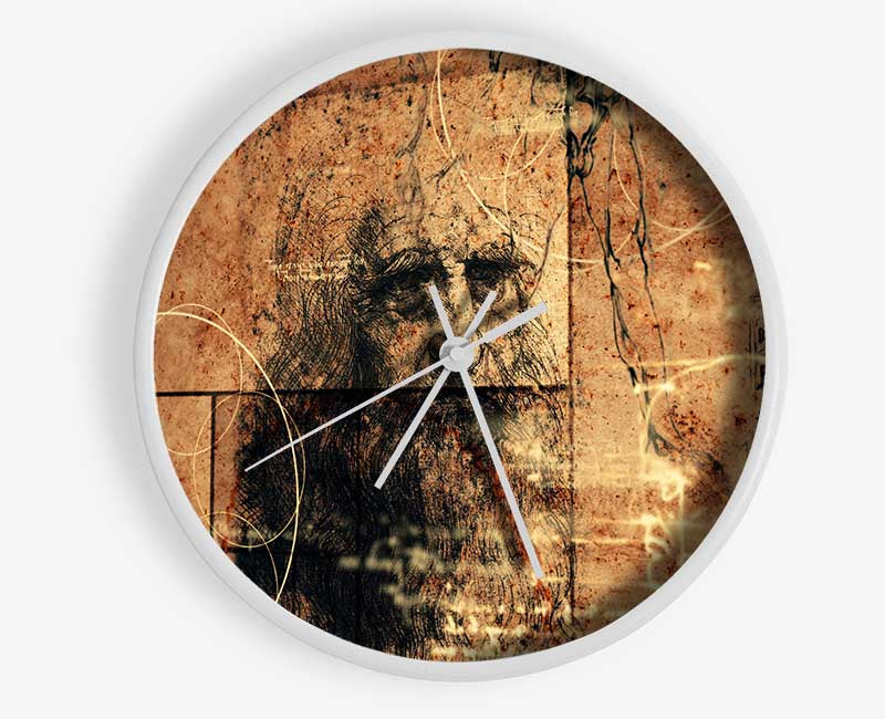 Deep in thought processes Clock - Wallart-Direct UK