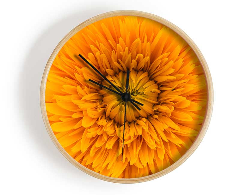 Gorgeous yellow flower delight Clock - Wallart-Direct UK