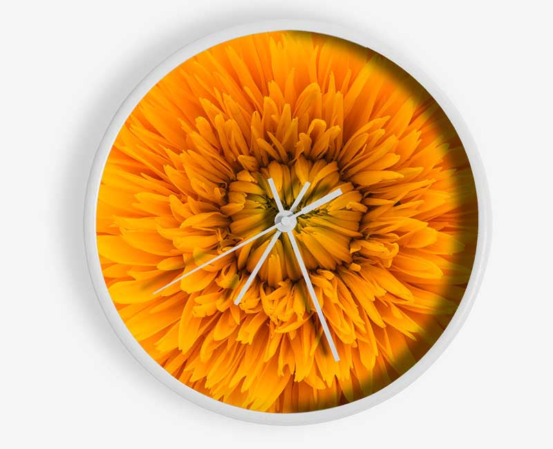 Gorgeous yellow flower delight Clock - Wallart-Direct UK