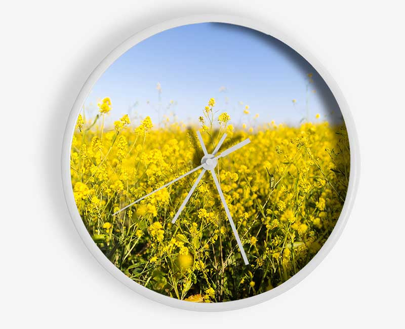 Summer harvest fields Clock - Wallart-Direct UK