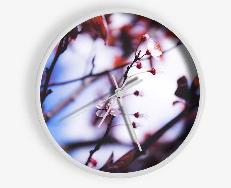 Tree blossom last standing Clock - Wallart-Direct UK