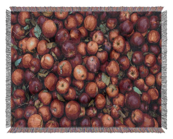 Collection of apples Woven Blanket