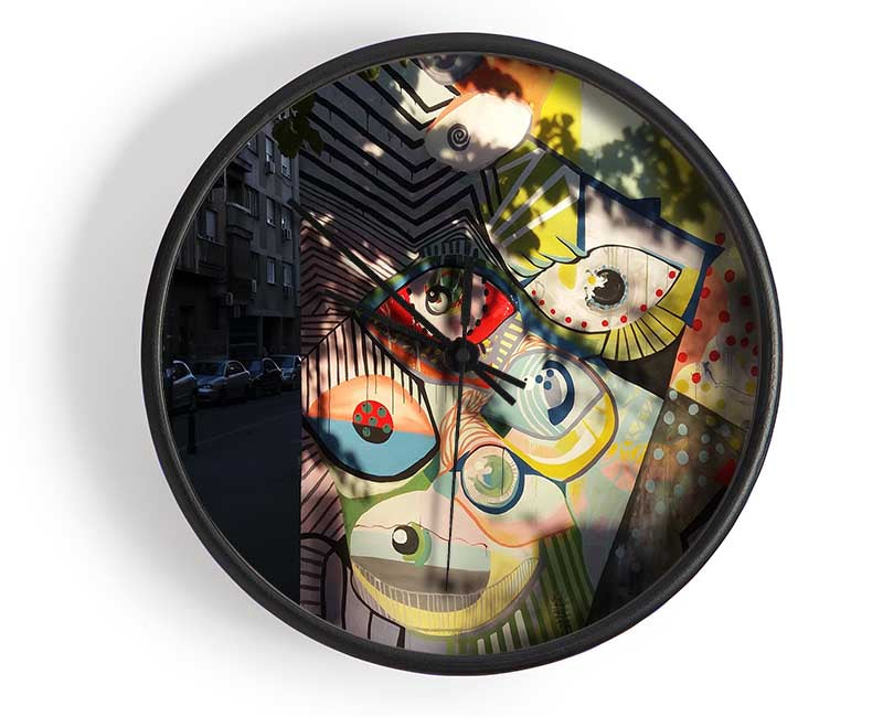 Eyes are always watching Clock - Wallart-Direct UK