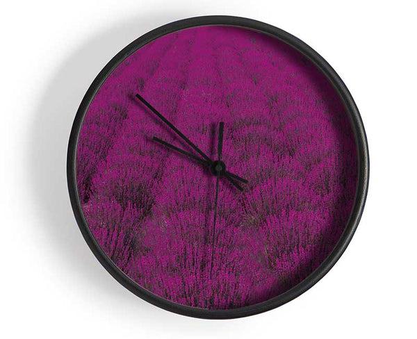 Impressive fields of lavender Clock - Wallart-Direct UK