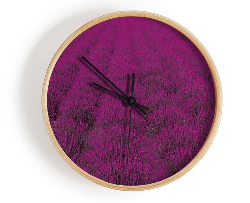 Impressive fields of lavender Clock - Wallart-Direct UK