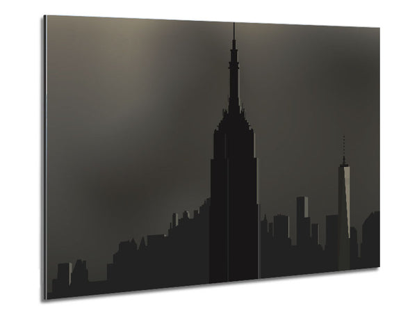 Empire state building illustration