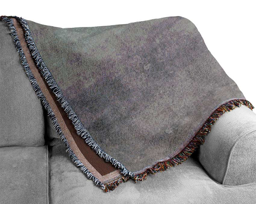 Orchid beauty zen stones Woven Blanket