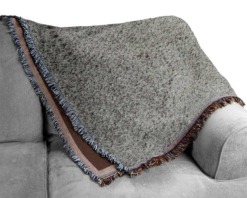 Circle spray shapes Woven Blanket