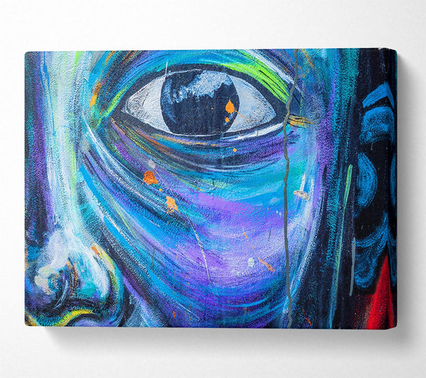 Picture of Eye And Face Canvas Print Wall Art