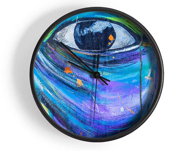 Eye And Face Clock - Wallart-Direct UK