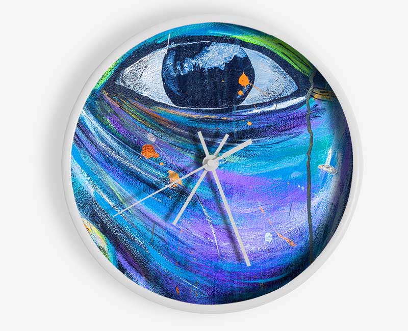 Eye And Face Clock - Wallart-Direct UK