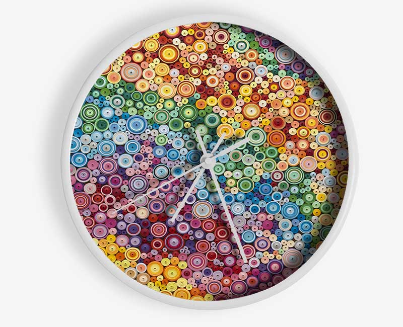 Thousands Of Beads Clock - Wallart-Direct UK