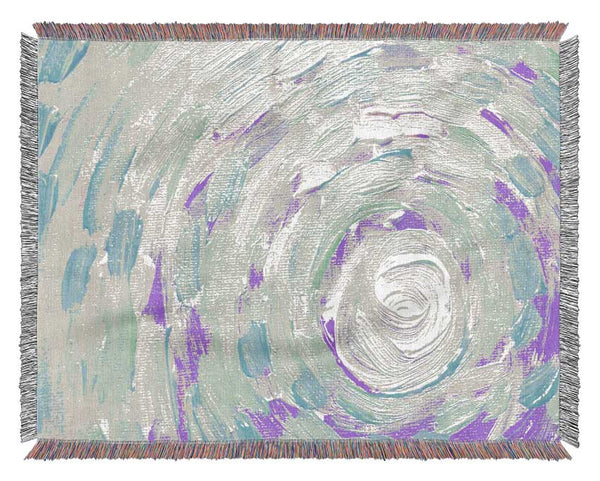 Swirl Of Strokes Woven Blanket