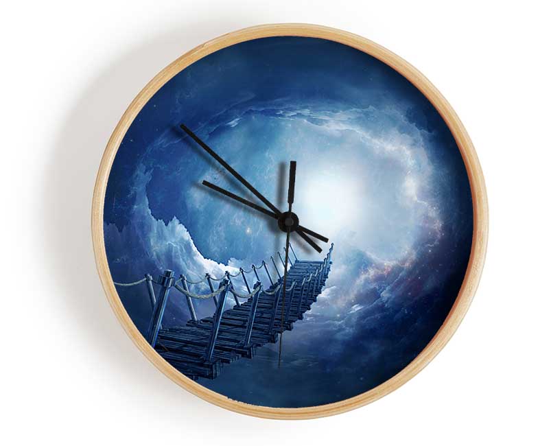 The Bridge Into The Skies Clock - Wallart-Direct UK