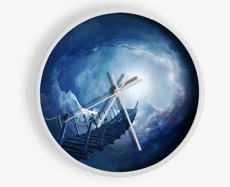 The Bridge Into The Skies Clock - Wallart-Direct UK